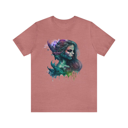 Beauty of the Deep - Short Sleeve Tee Heather Mauve